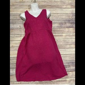 Motherhood maternity Sz s pink empire waist dress